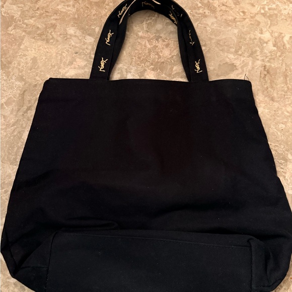 Yves Saint Laurent GWP Black and Gold Tote - Picture 3 of 6